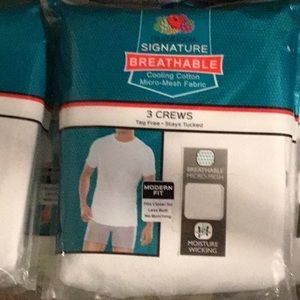 New Men’s fruit of the loom signature crew neck